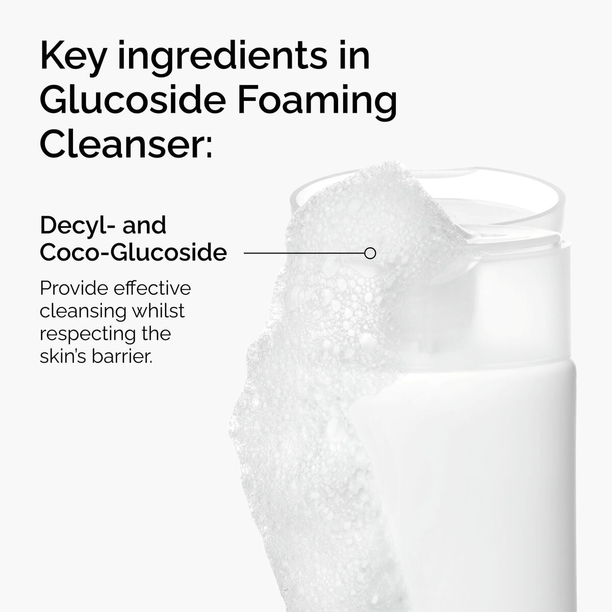 Glucoside Foaming Cleanser Gentle Cleansing Care X2