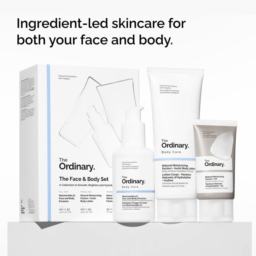 The Face & Body Set Curated Care Set M6