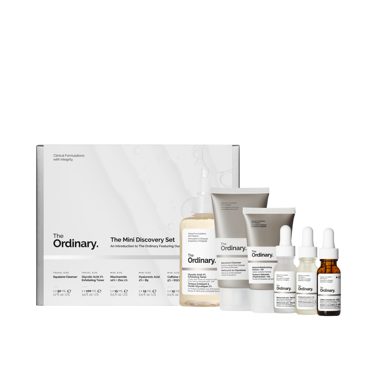 The Mini Discovery Set Curated Care Set M8